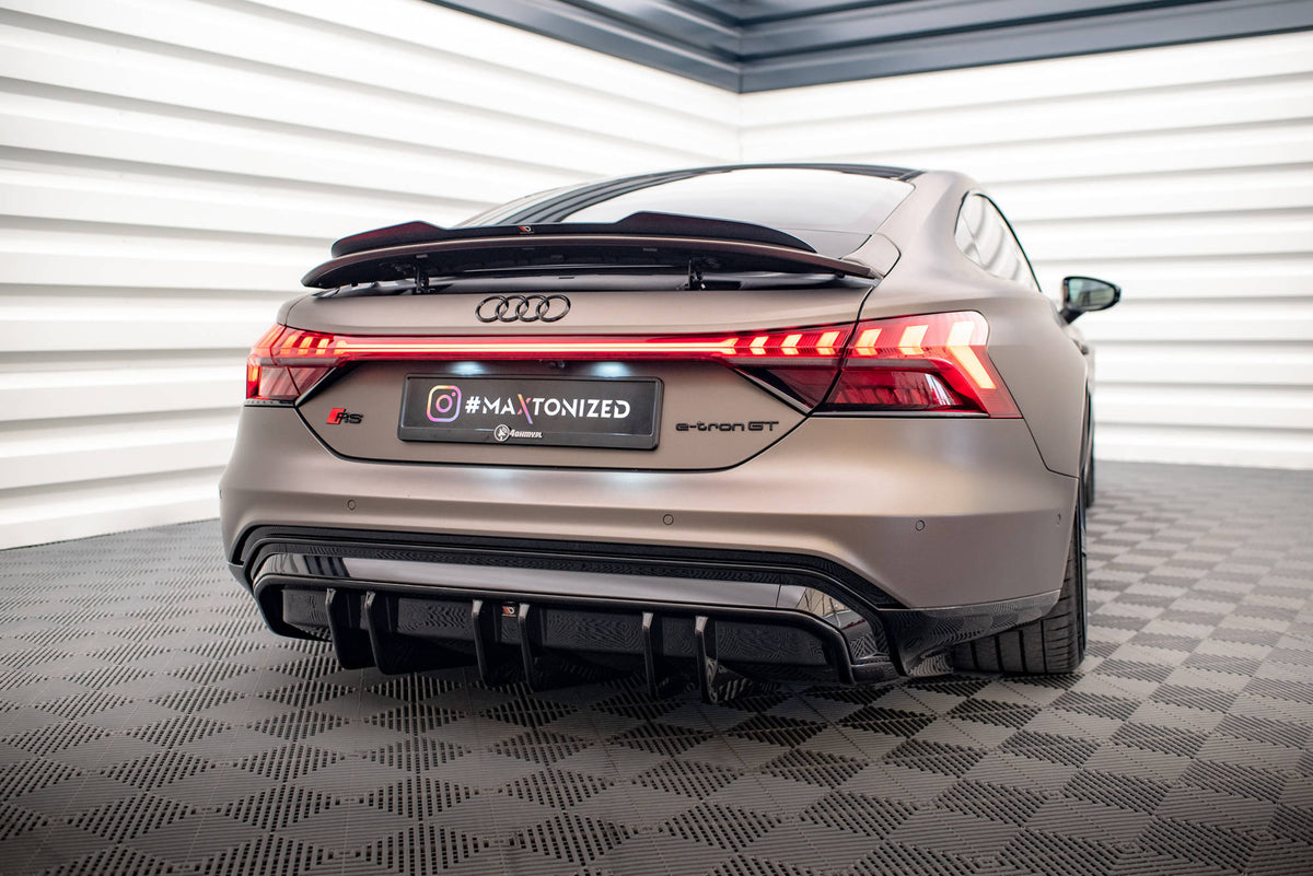 Maxton Design - Diffusor Heck Ansatz für Audi e - Tron GT / RS GT Mk1 - Aerowerk.