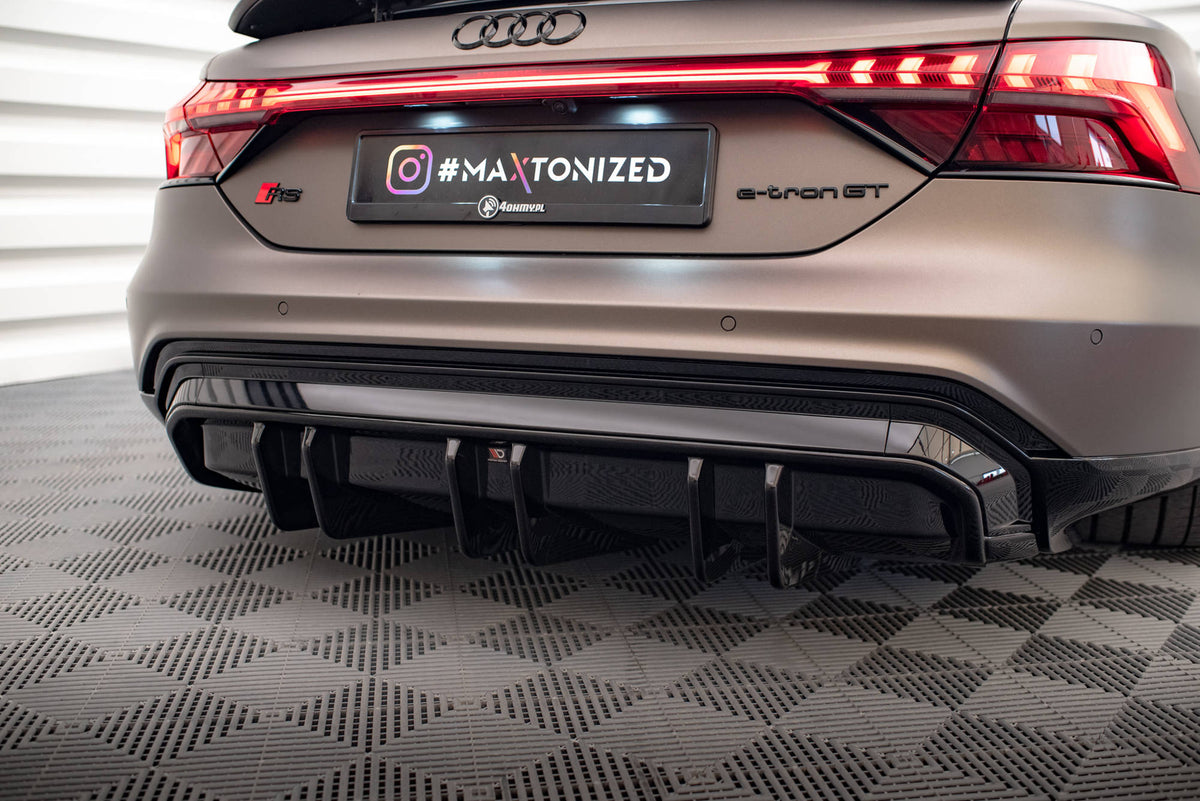 Maxton Design - Diffusor Heck Ansatz für Audi e - Tron GT / RS GT Mk1 - Aerowerk.