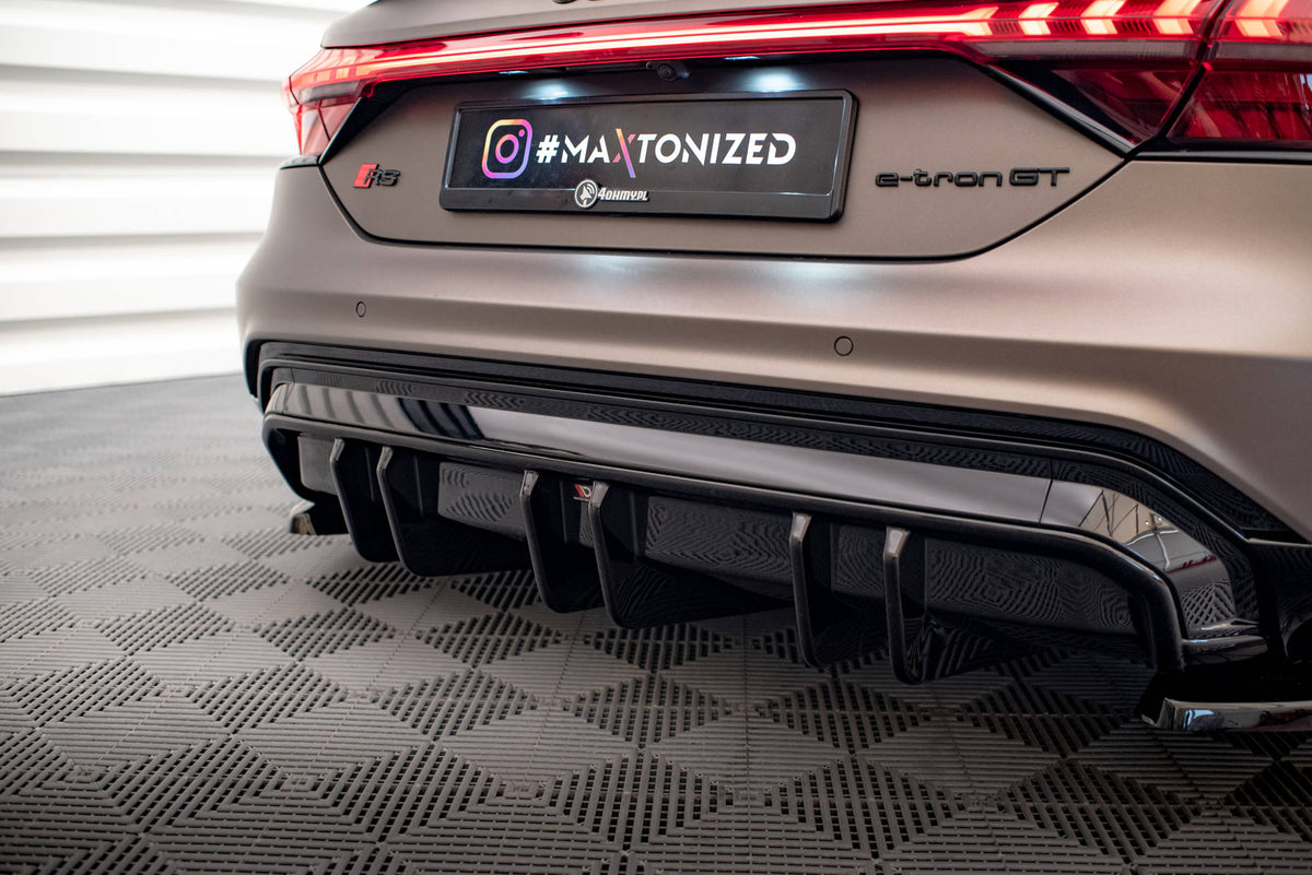 Maxton Design - Diffusor Heck Ansatz für Audi e - Tron GT / RS GT Mk1 - Aerowerk.