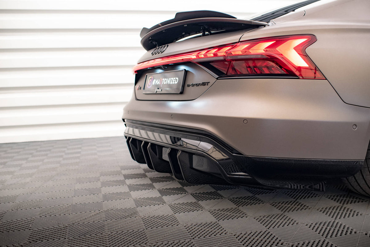 Maxton Design - Diffusor Heck Ansatz für Audi e - Tron GT / RS GT Mk1 - Aerowerk.