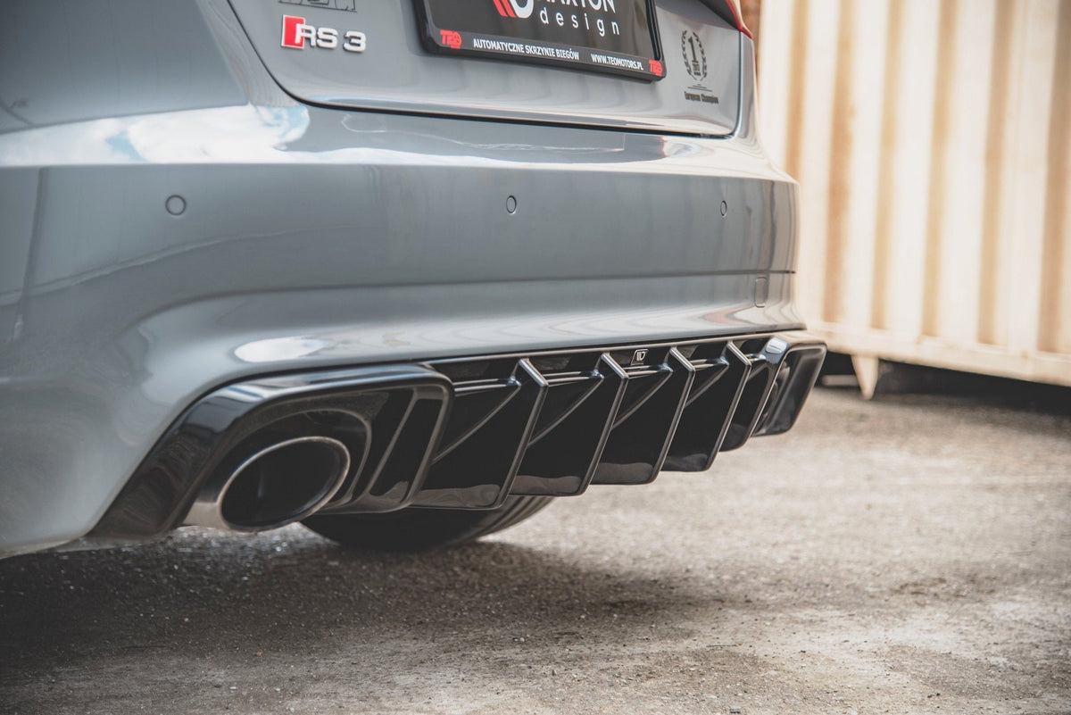 Maxton Design - Diffusor Heck Ansatz für Audi RS3 8V Sportback - Aerowerk.
