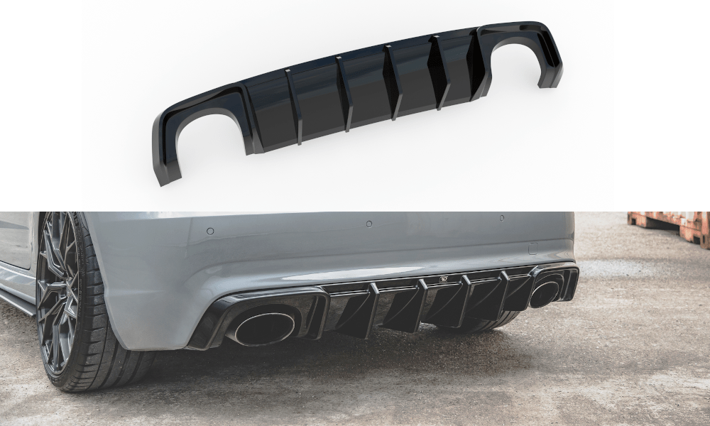 Maxton Design - Diffusor Heck Ansatz für Audi RS3 8V Sportback - Aerowerk.