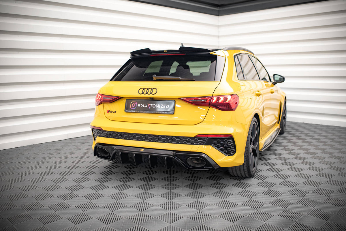 Maxton Design - Diffusor Heck Ansatz für Audi RS3 8Y - Aerowerk.