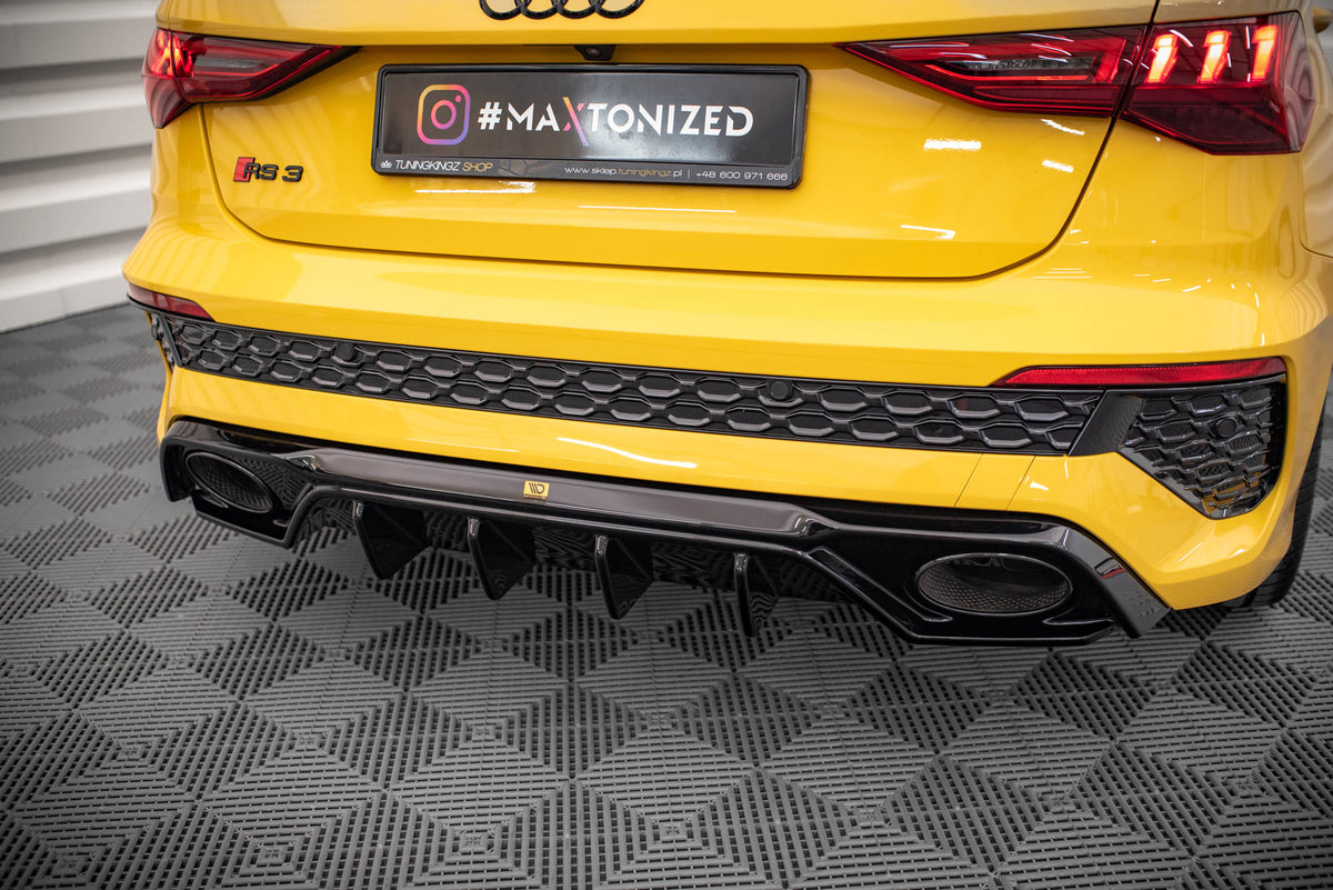 Maxton Design - Diffusor Heck Ansatz für Audi RS3 8Y - Aerowerk.