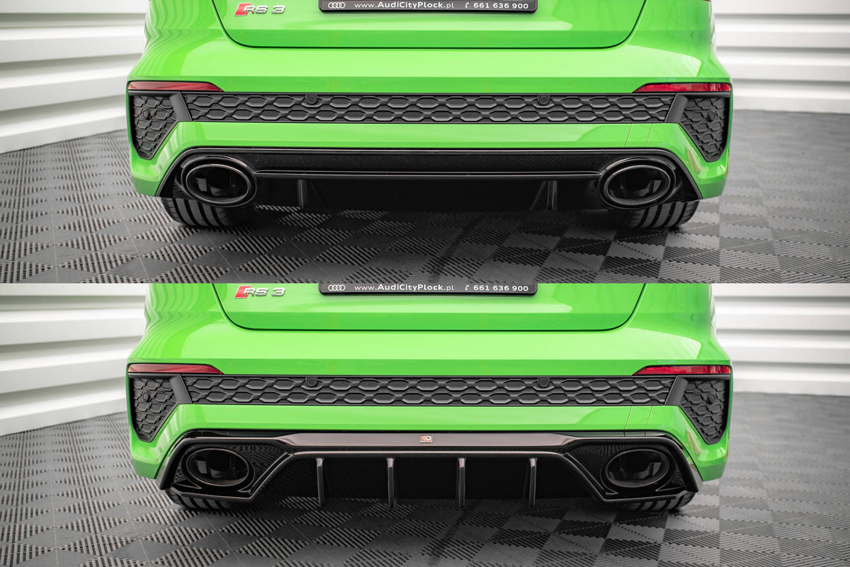 Maxton Design - Diffusor Heck Ansatz für Audi RS3 8Y - Aerowerk.