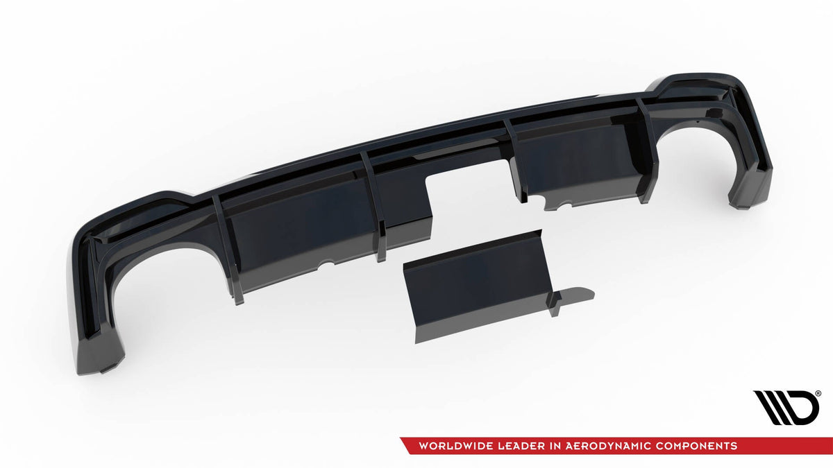 Maxton Design - Diffusor Heck Ansatz für Audi RS7 C8 (mit AHK) - Aerowerk.