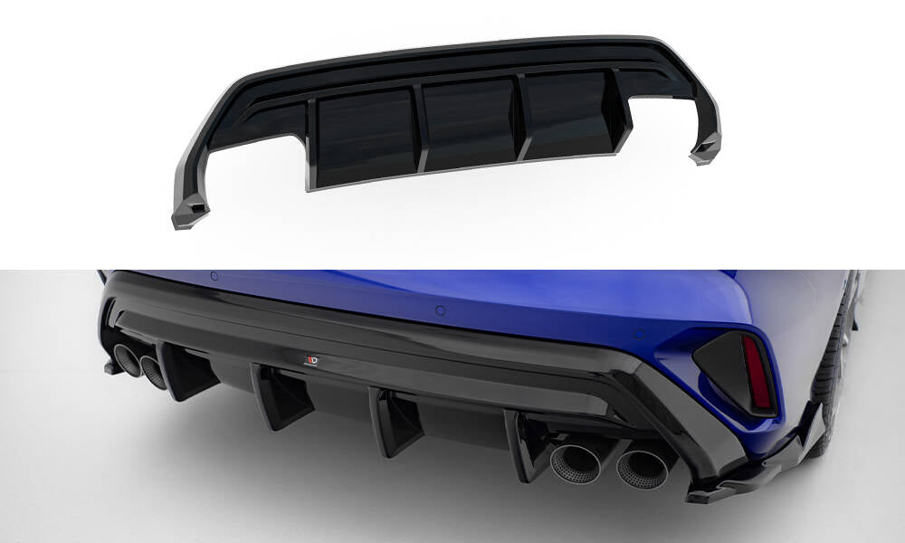 Maxton Design - Diffusor Heck Ansatz für Audi S3 Limousine 8Y Facelift - Aerowerk.
