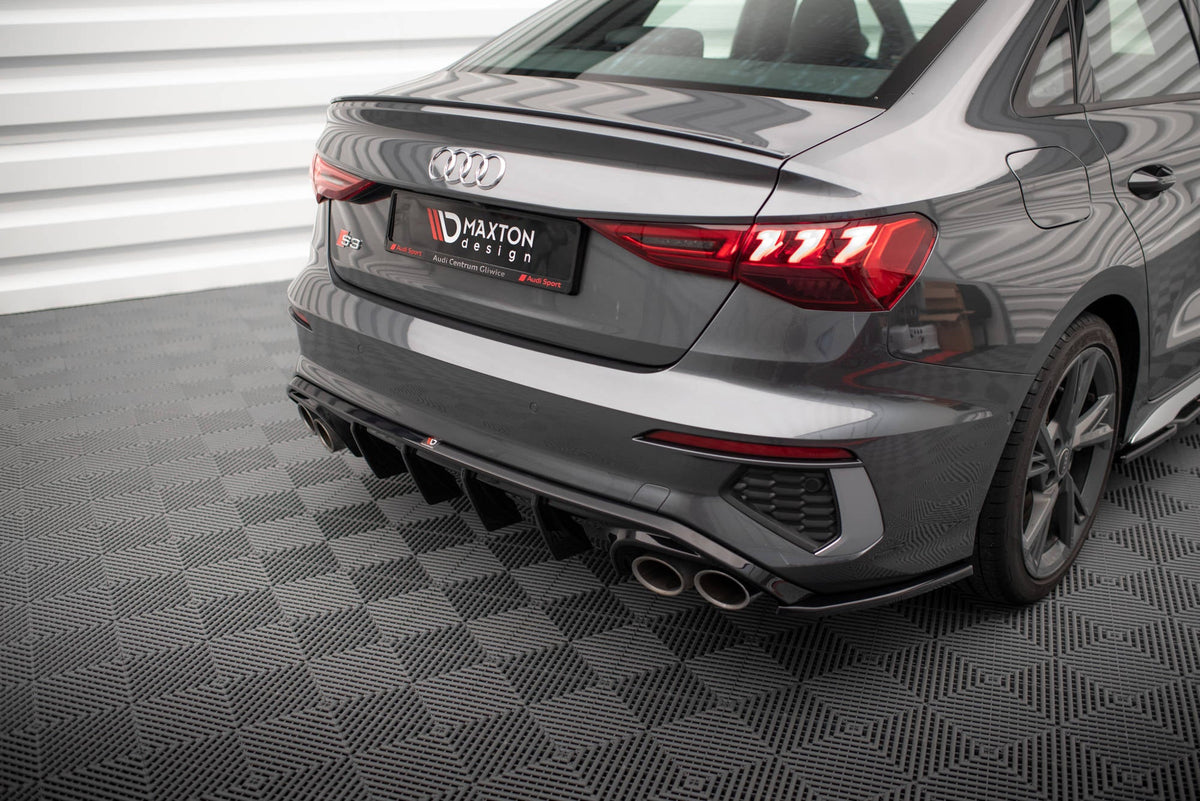 Maxton Design - Diffusor Heck Ansatz für Audi S3 Limousine 8Y - Aerowerk.