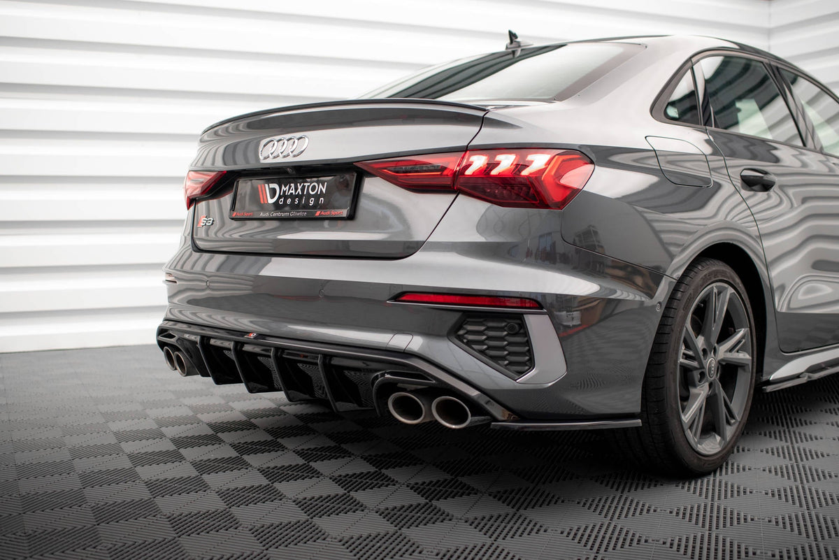 Maxton Design - Diffusor Heck Ansatz für Audi S3 Limousine 8Y - Aerowerk.