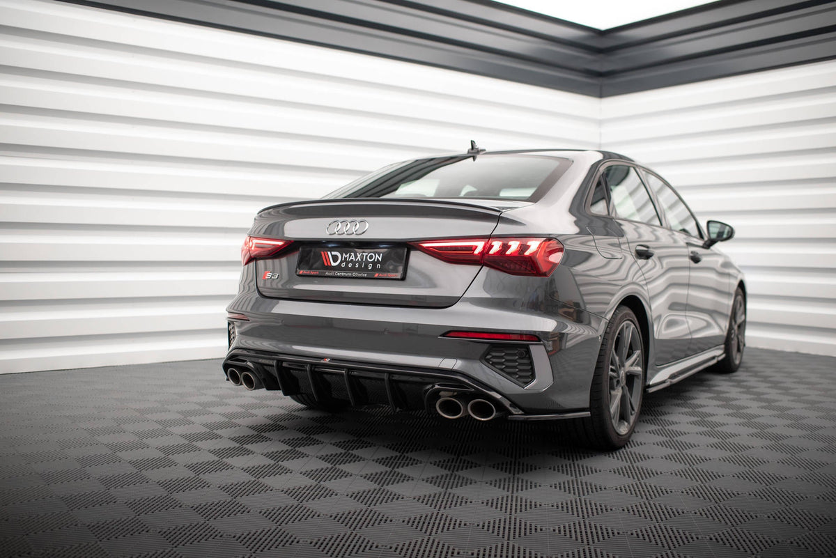 Maxton Design - Diffusor Heck Ansatz für Audi S3 Limousine 8Y - Aerowerk.
