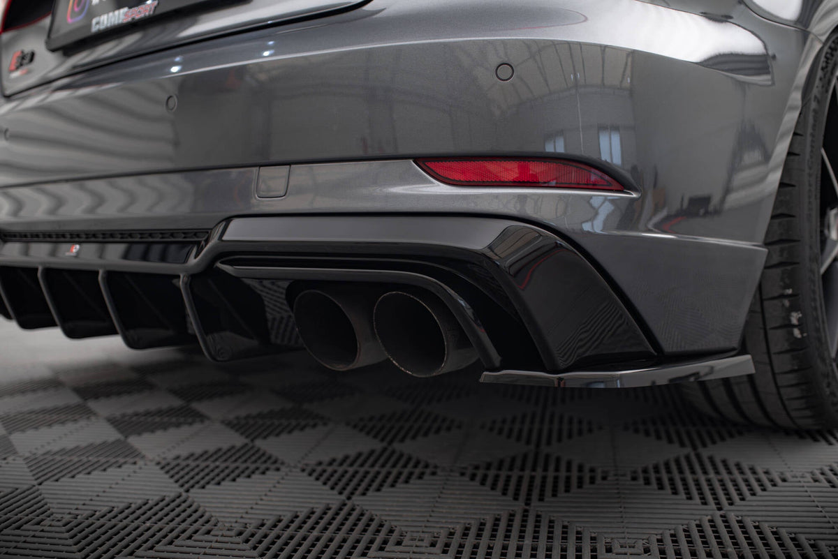 Maxton Design - Diffusor Heck Ansatz für Audi S3 Sportback 8V Facelift - Aerowerk.