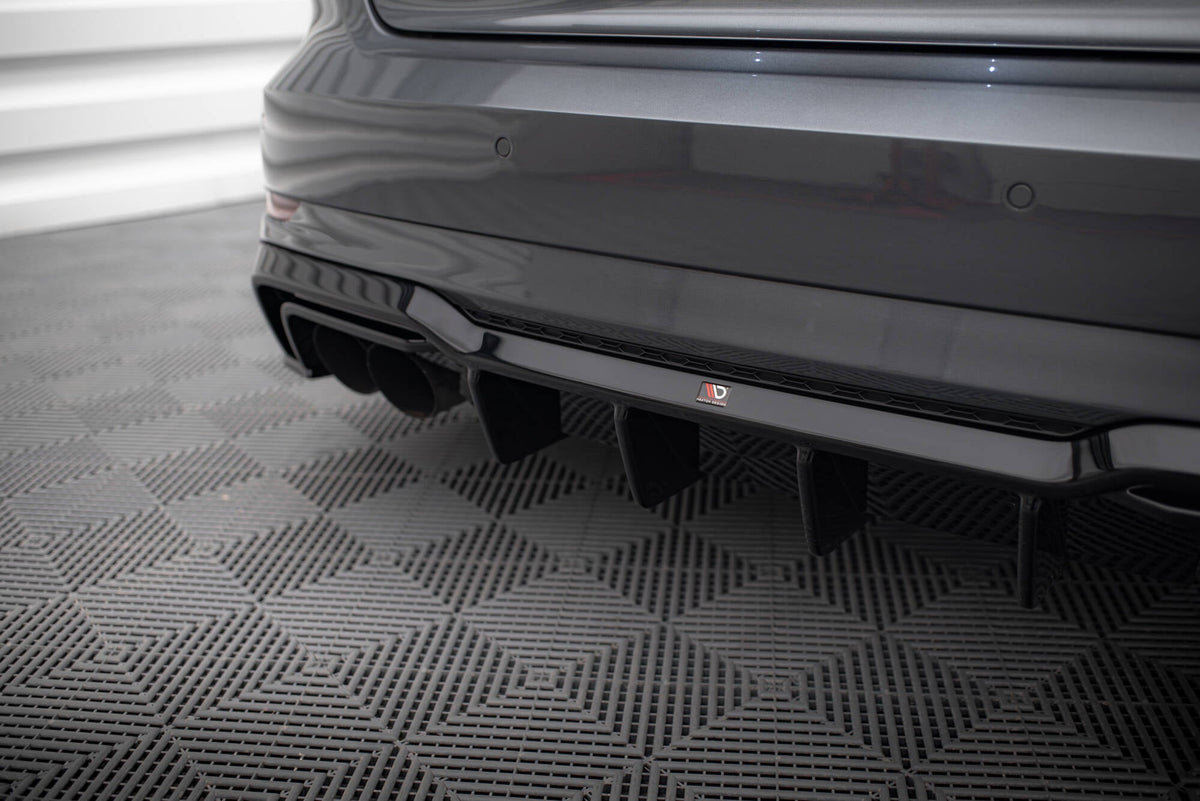 Maxton Design - Diffusor Heck Ansatz für Audi S3 Sportback 8V Facelift - Aerowerk.