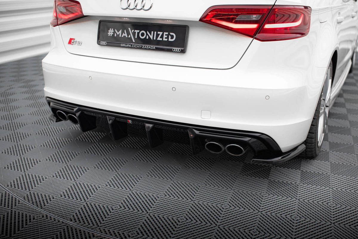 Maxton Design - Diffusor Heck Ansatz für Audi S3 Sportback 8V - Aerowerk.