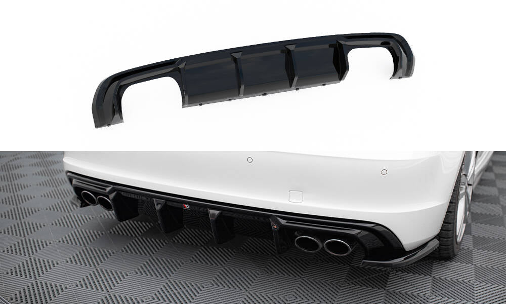 Maxton Design - Diffusor Heck Ansatz für Audi S3 Sportback 8V - Aerowerk.