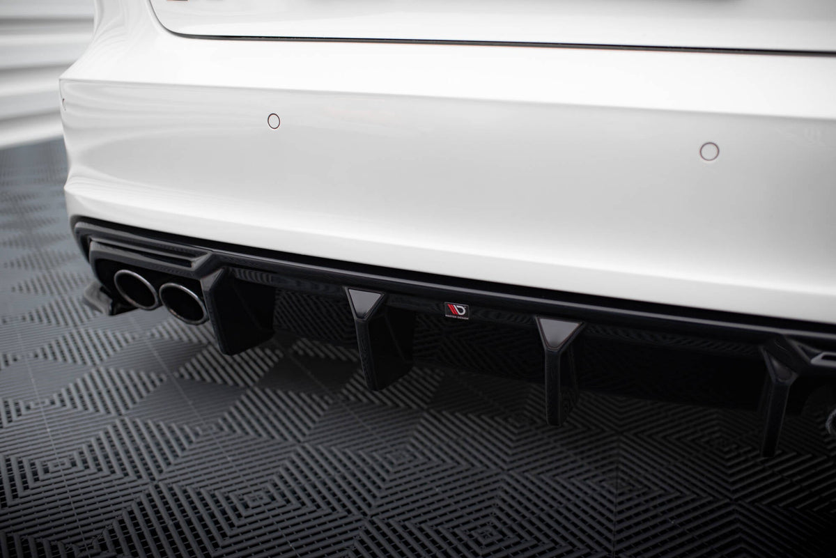 Maxton Design - Diffusor Heck Ansatz für Audi S3 Sportback 8V - Aerowerk.