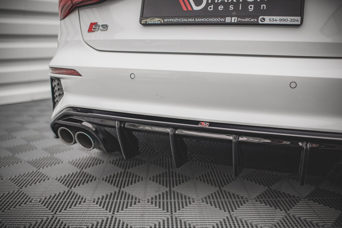 Maxton Design - Diffusor Heck Ansatz für Audi S3 Sportback 8Y - Aerowerk.