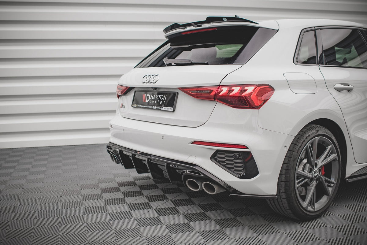 Maxton Design - Diffusor Heck Ansatz für Audi S3 Sportback 8Y - Aerowerk.