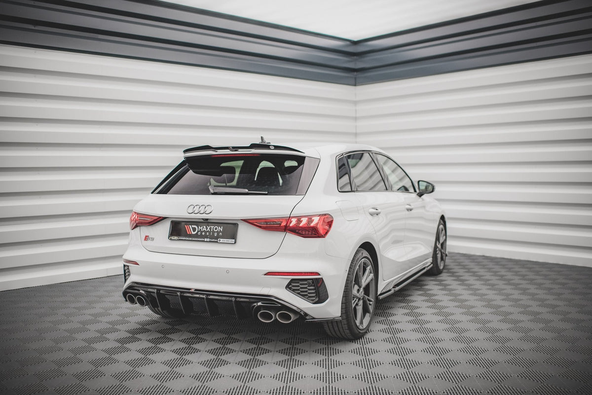 Maxton Design - Diffusor Heck Ansatz für Audi S3 Sportback 8Y - Aerowerk.