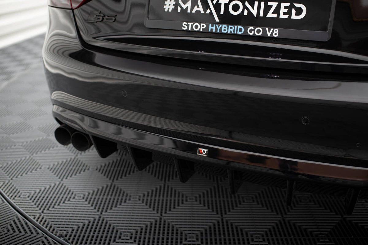 Maxton Design - Diffusor Heck Ansatz für Audi S5 Coupe / Cabrio S - Line 8T - Aerowerk.