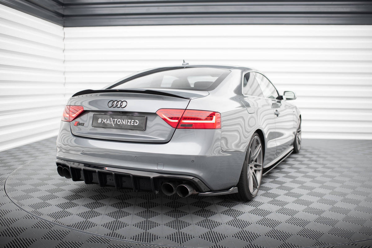 Maxton Design - Diffusor Heck Ansatz für Audi S5 Coupe / Sportback 8T Facelift - Aerowerk.