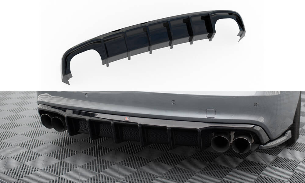 Maxton Design - Diffusor Heck Ansatz für Audi S5 Coupe / Sportback 8T Facelift - Aerowerk.