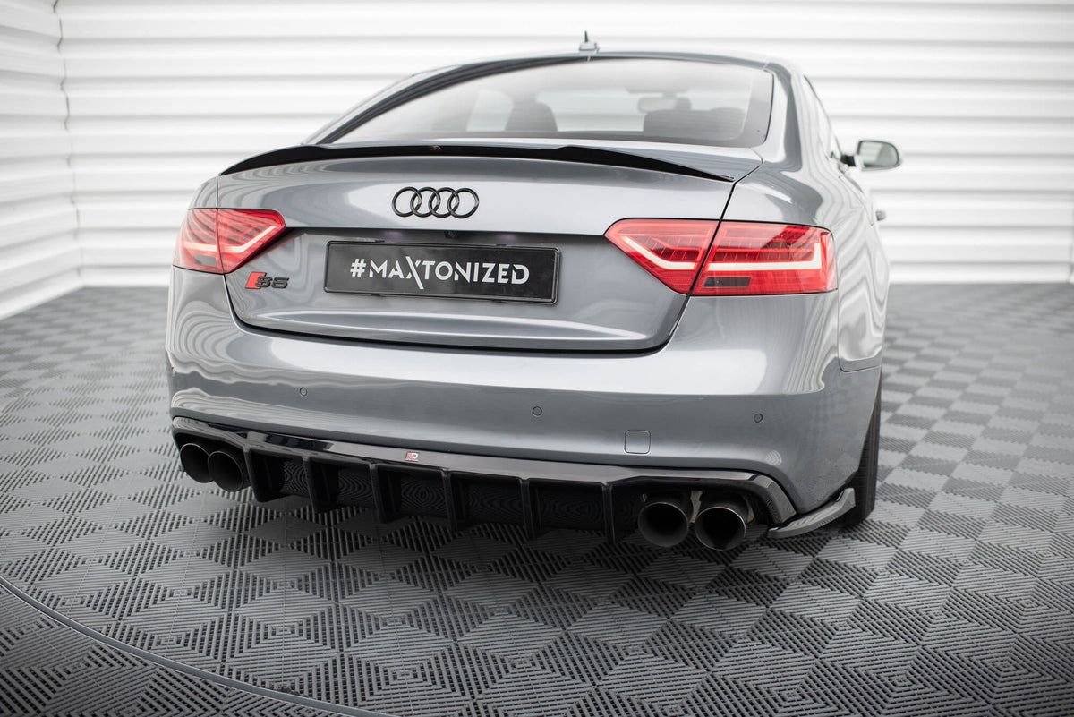 Maxton Design - Diffusor Heck Ansatz für Audi S5 Coupe / Sportback 8T Facelift - Aerowerk.