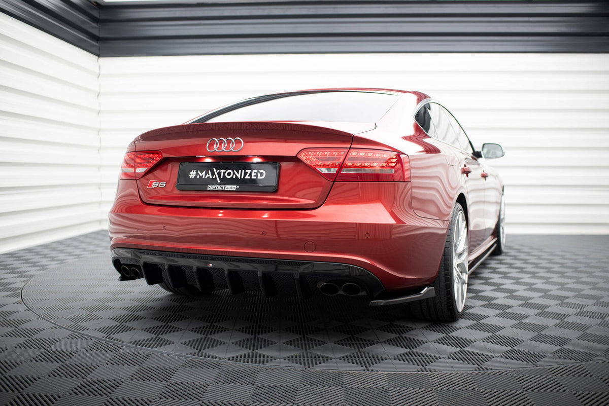 Maxton Design - Diffusor Heck Ansatz für Audi S5 Sportback 8T - Aerowerk.