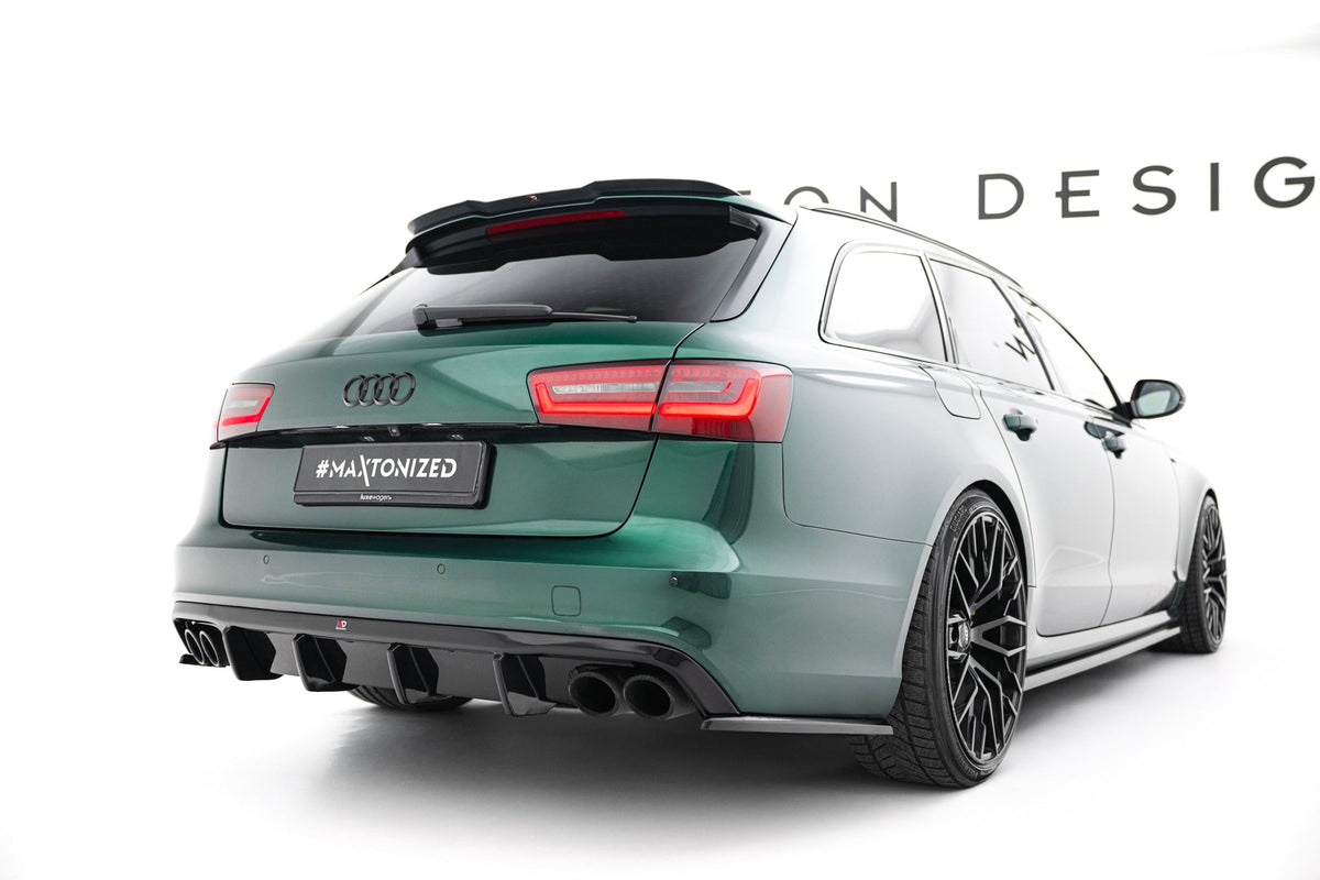 Maxton Design - Diffusor Heck Ansatz für Audi S6 Avant C7 - Aerowerk.