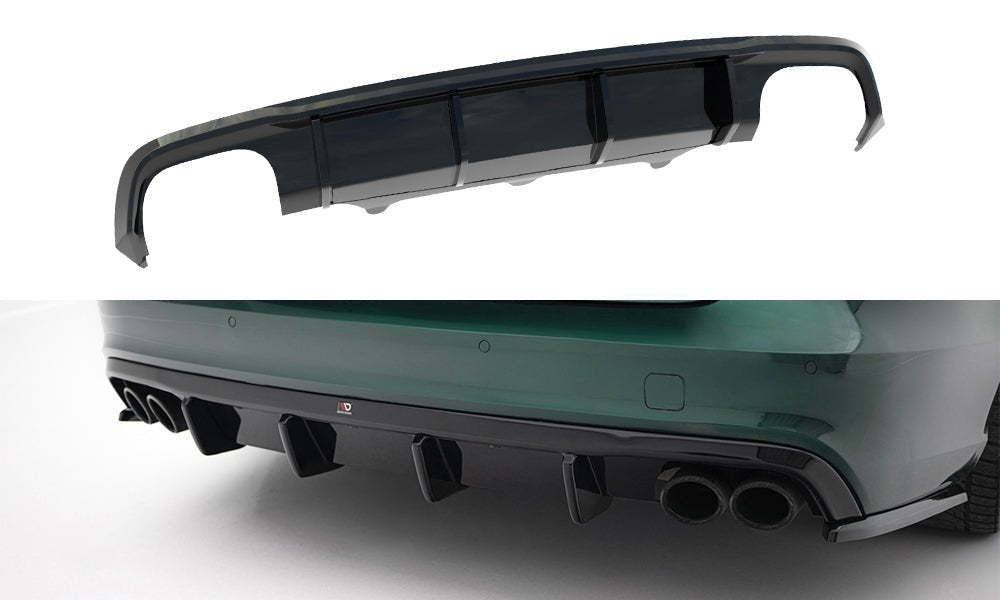 Maxton Design - Diffusor Heck Ansatz für Audi S6 Avant C7 - Aerowerk.