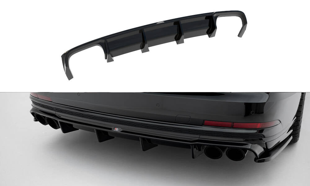 Maxton Design - Diffusor Heck Ansatz für Audi S8 D5 - Aerowerk.