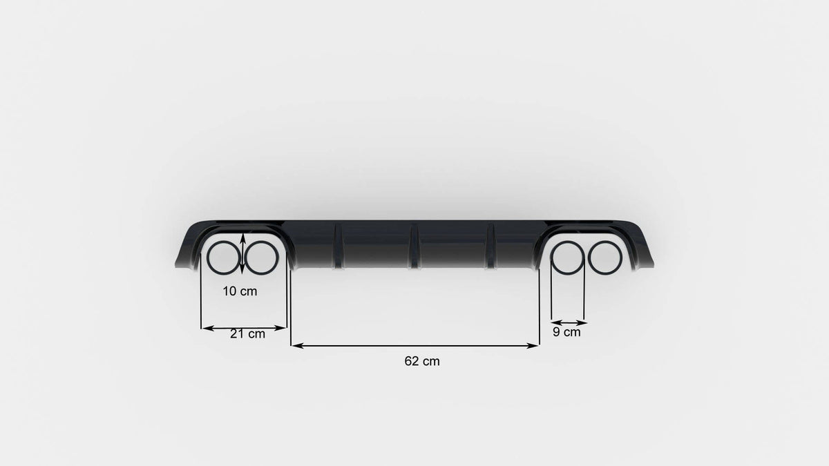 Maxton Design - Diffusor Heck Ansatz für BMW M5 / 5 M - Paket E39 - Aerowerk.