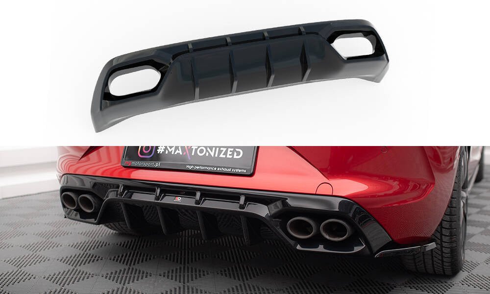 Maxton Design - Diffusor Heck Ansatz für Cupra Leon Hatchback Mk1 - Aerowerk.
