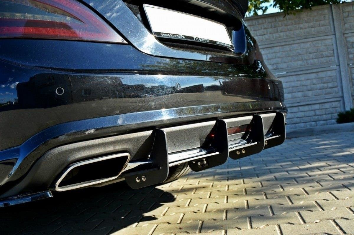 Maxton Design - Diffusor Heck Ansatz für Diffusor für MERCEDES CLS C218 AMG LINE - Aerowerk.