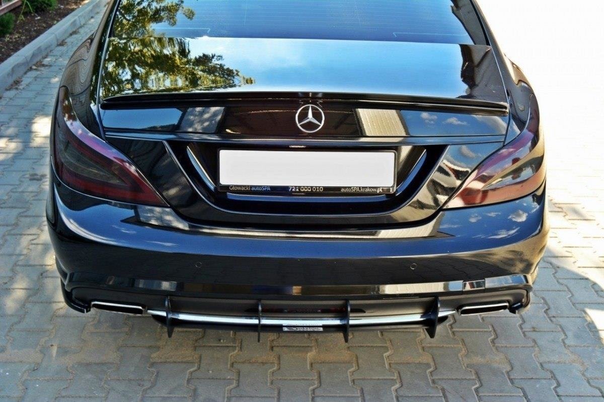 Maxton Design - Diffusor Heck Ansatz für Diffusor für MERCEDES CLS C218 AMG LINE - Aerowerk.