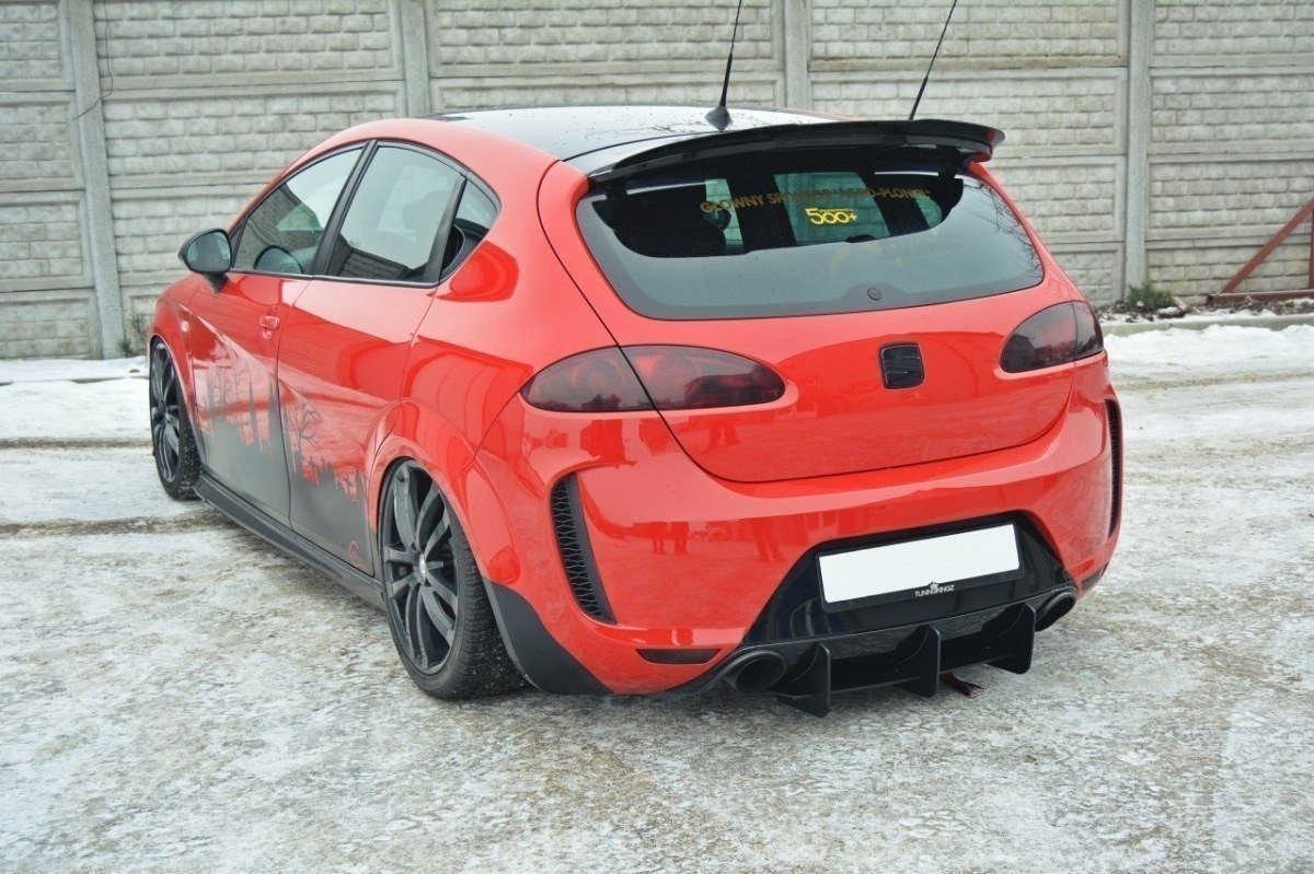 Maxton Design - Diffusor Heck Ansatz für Diffusor für SEAT LEON MK2 MS DESIGN - Aerowerk.
