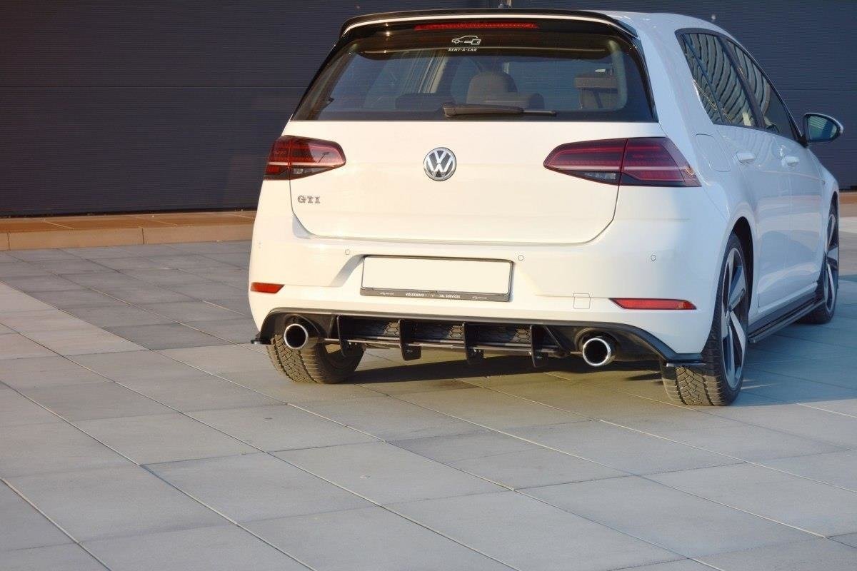 Maxton Design - Diffusor Heck Ansatz für Diffusor für VW GOLF 7 GTI FACELIFT - Aerowerk.