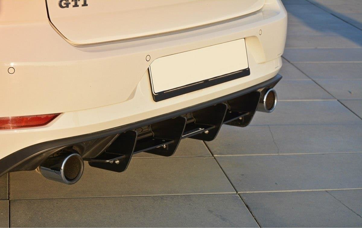 Maxton Design - Diffusor Heck Ansatz für Diffusor für VW GOLF 7 GTI FACELIFT - Aerowerk.