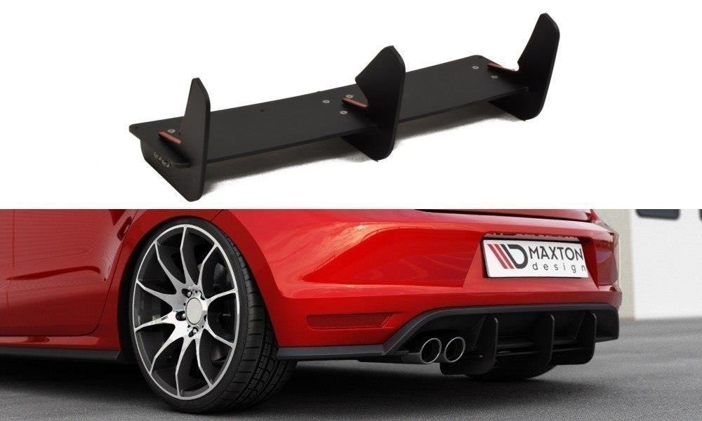 Maxton Design - Diffusor Heck Ansatz für Diffusor für VW Polo GTI Mk5 Facelift - Aerowerk.