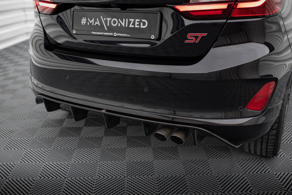 Maxton Design - Diffusor Heck Ansatz für Ford Fiesta Mk8 ST - Aerowerk.