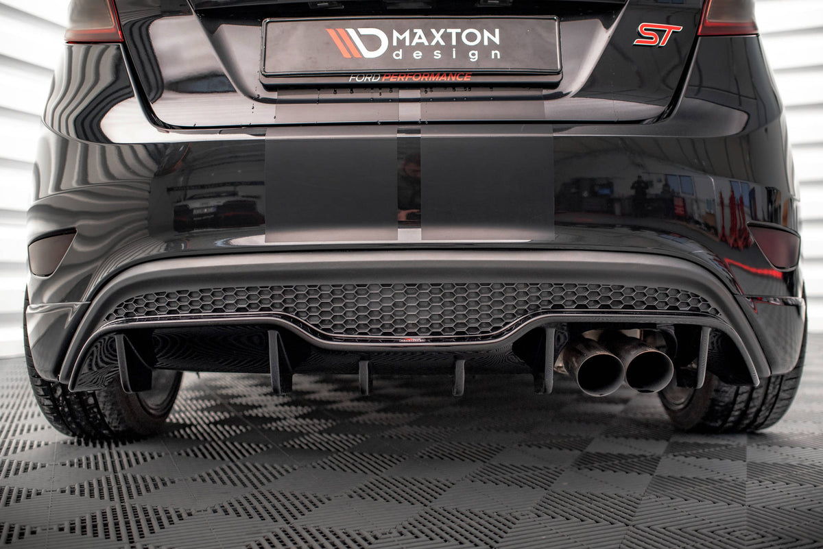 Maxton Design - Diffusor Heck Ansatz für Ford Fiesta ST (5 - Türige version) Mk7 Facelift - Aerowerk.