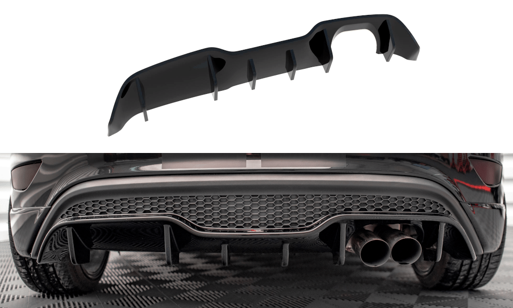 Maxton Design - Diffusor Heck Ansatz für Ford Fiesta ST (5 - Türige version) Mk7 Facelift - Aerowerk.