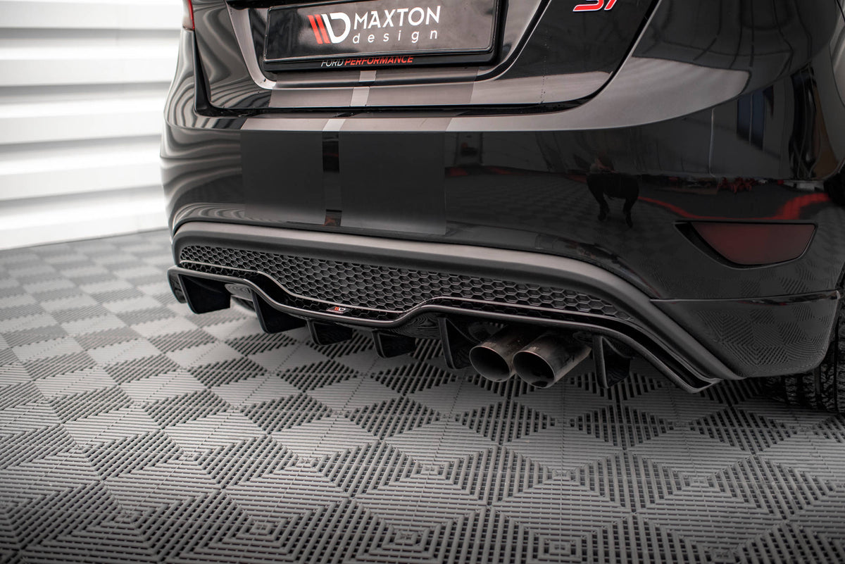 Maxton Design - Diffusor Heck Ansatz für Ford Fiesta ST (5 - Türige version) Mk7 Facelift - Aerowerk.