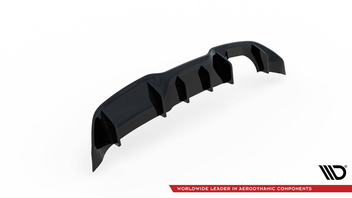 Maxton Design - Diffusor Heck Ansatz für Ford Fiesta ST (5 - Türige version) Mk7 Facelift - Aerowerk.