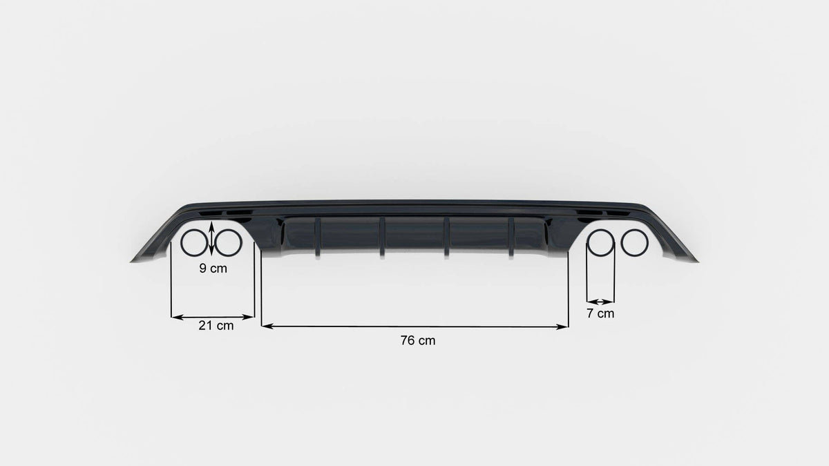 Maxton Design - Diffusor Heck Ansatz für Ford Focus Hatchabck ST - Line - Aerowerk.