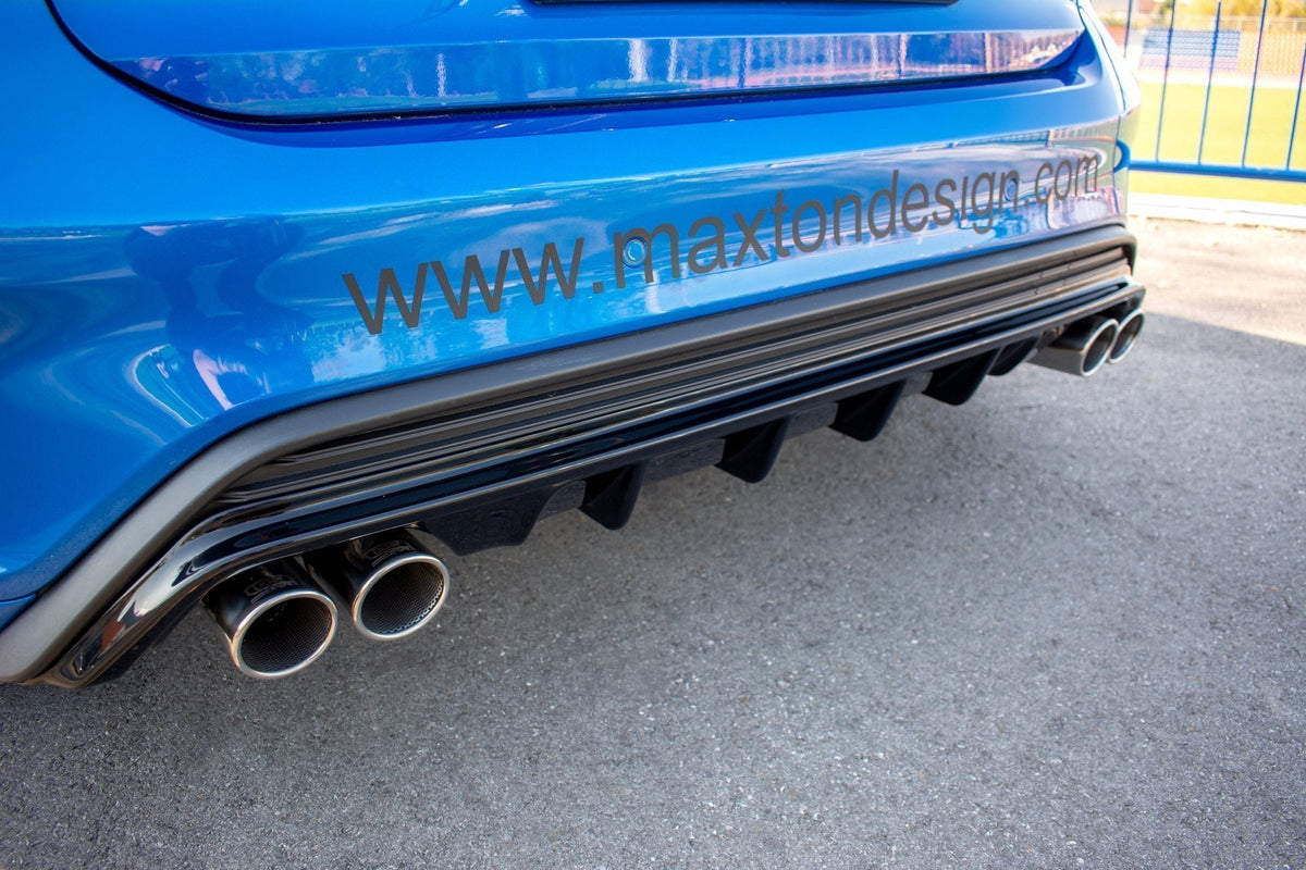 Maxton Design - Diffusor Heck Ansatz für Ford Focus Hatchabck ST - Line - Aerowerk.