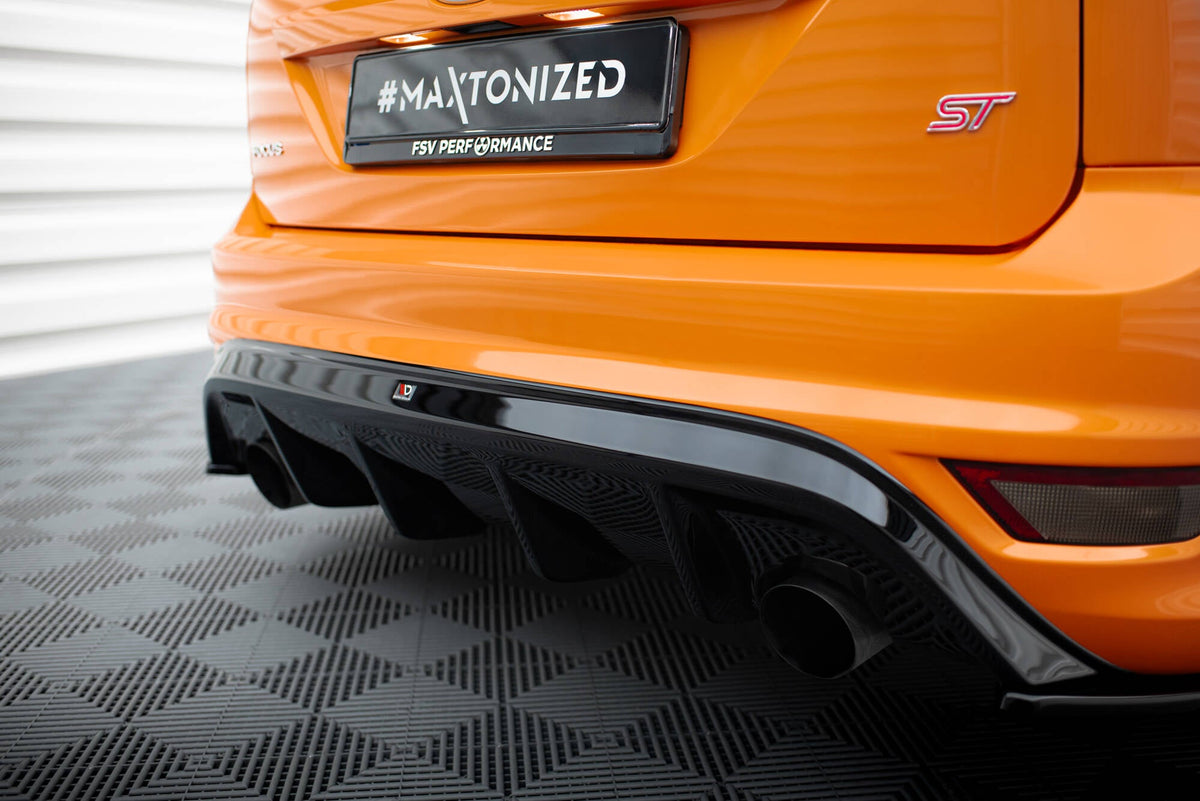 Maxton Design - Diffusor Heck Ansatz für Ford Focus ST Mk2 FL - Aerowerk.