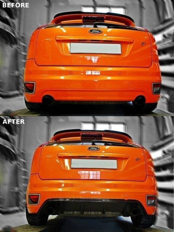 Maxton Design - Diffusor Heck Ansatz für Ford Focus ST Mk2 - Aerowerk.