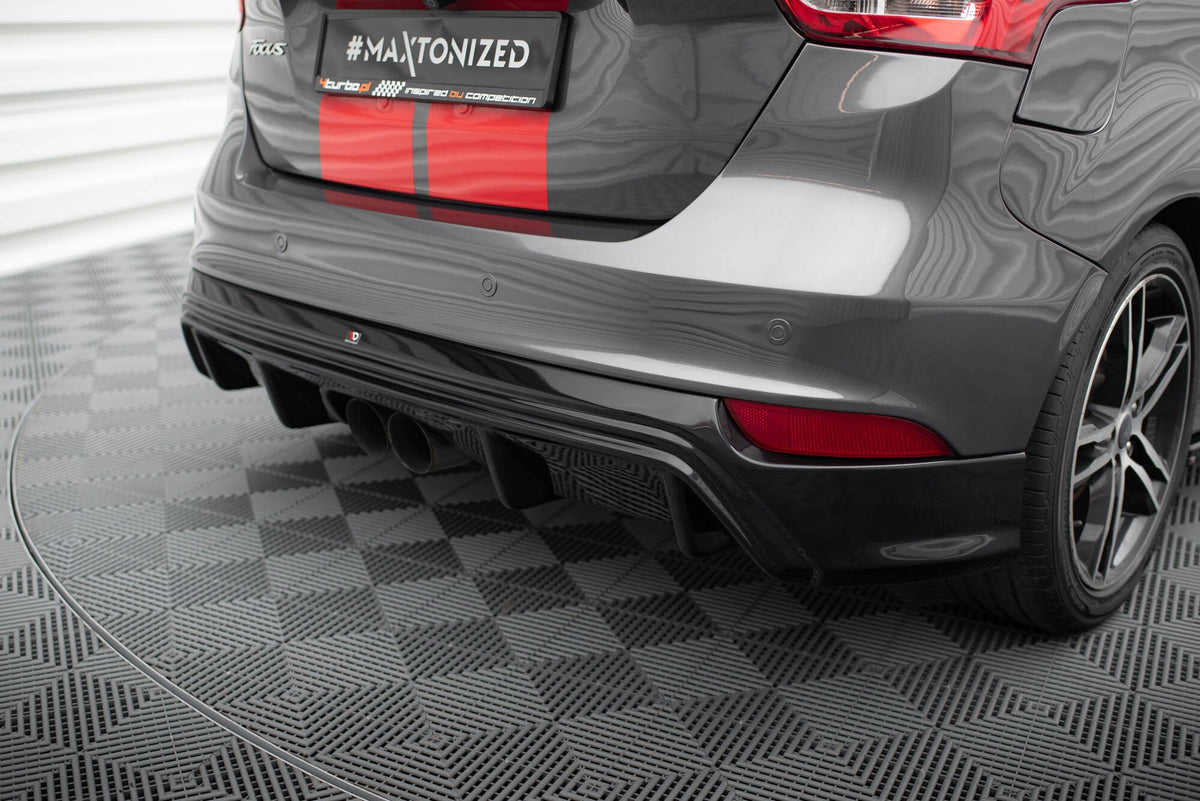 Maxton Design - Diffusor Heck Ansatz für Ford Focus ST Mk3 FL (RS - Look) - Aerowerk.