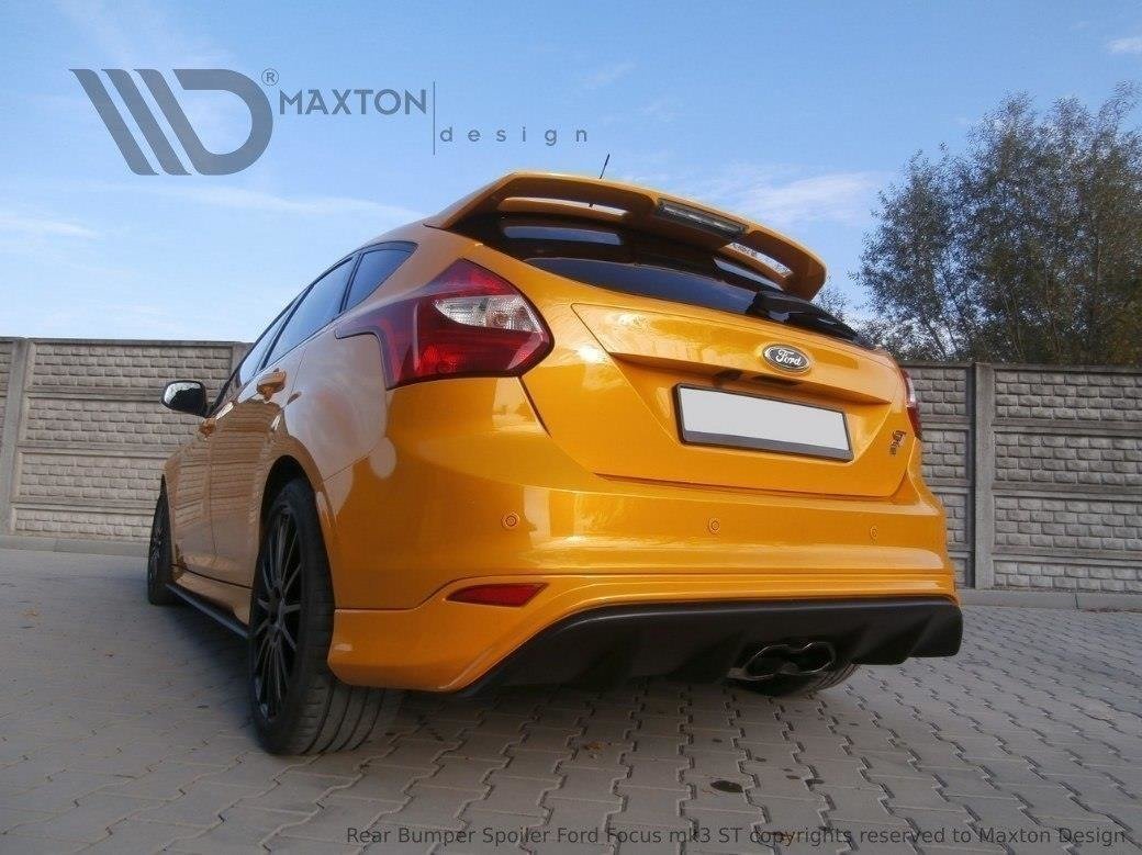 Maxton Design - Diffusor Heck Ansatz für Ford Focus ST Mk3 (RS Look) - Aerowerk.
