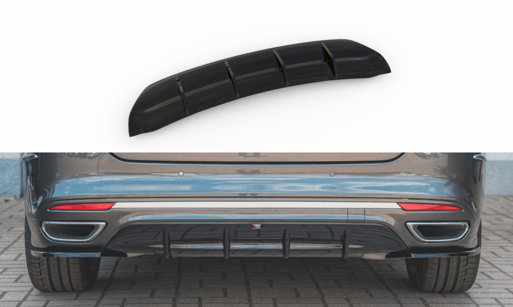 Maxton Design - Diffusor Heck Ansatz für Ford Mondeo Vignale Mk5 Facelift - Aerowerk.